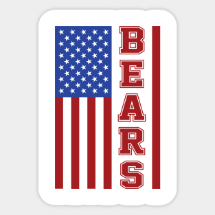 Bears Football Sticker